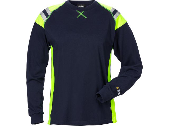 T-shirt Flam FRISTAD 7098 marin dam S